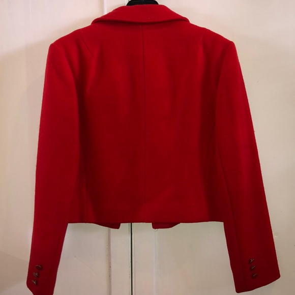 **SOLD** Beautiful Vintage Red Pendleton Wool Blazer - Picture 4 of 5